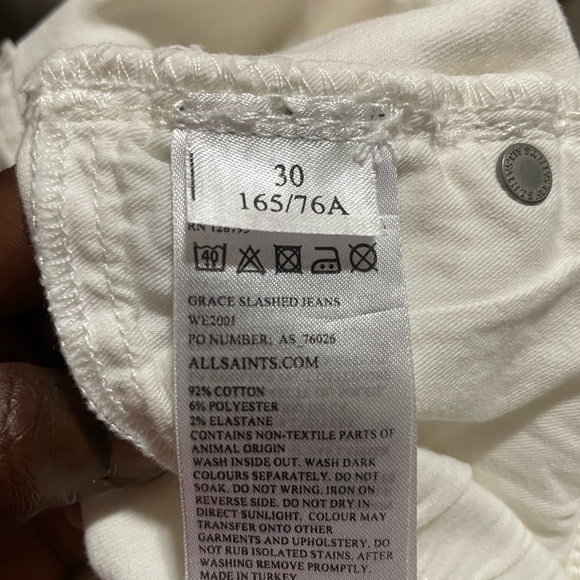 All Saints Grace slashed jeans - Picture 6 of 10